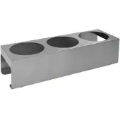 Schneider - Ständer für Druckknopf-Dosierspender, Edelstahl, 400 x 130 x 100 mm