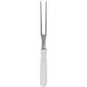 Schneider - Wurstgabel, weiß, 245 x 16 mm, Klingenlänge: 95 mm, Griff (weiß)