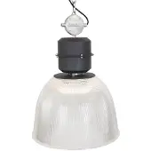 Steinhauer Hängeleuchte - silber - Clearvoyant - kunststoff metall - Ø 42cm - E27 - 7695ZW - Anne Lighting
