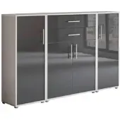 Mid.You Aktenschrank Office Edition Sw Set 16 Grau