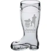 Luxentu Bierstiefel 0,5l mit Gravur - Spielerstammtisch