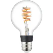 Eglo CONNECT-Z E27 LED G80 – Smarte Globelampe mit Spiral und RGB, Zigbee, Matter & Thread