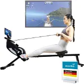 Skandika Rudergerät Venn P5-M, Magnetbremssystem, 16 Stufen, 78 cm Laufschiene