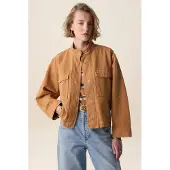 Sissy-Boy Jacke Mit Aufgenähten Taschen - Braun | Größe: L