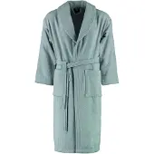 Rhomtuft Bademäntel unisex Schalkragen Sir & Lady kiesel - 85 in kiesel - 85 | Gr.: L