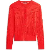 Tommy Hilfiger Strickjacke WW0WW43329 Rot Regular Fit