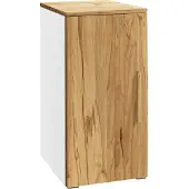 Hasena Kommode Unito Weiß mit Wildbuche-Front zerlegt, zerlegt (zum Selbstaufbau) 45x50x86 cm – Selezione