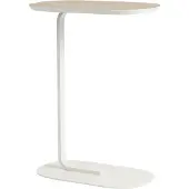 Muuto Relate Beistelltisch, 73,5 cm, eiche laminat / off white