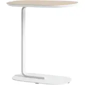 Muuto Relate Beistelltisch, 60,5 cm, eiche laminat / off white