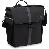 Gazelle NEW Fahrradtasche Einzeln für Gepäckträger Schwarz-Grau 18,5 l