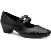Jana Pumps, Absatz bis 25 mm in schwarz, Gr. 42