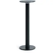 HAY LED-Akku-Tischlampe HOST PORTABLE, anthrazit, 30 cm IP44 dimmbar, schwarz, für Wohn- / Esszimmer, Aluminium, Modern