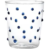 Zafferano Partybecher, blaues Glas, 45 cl, Set mit 6 Glasteilen