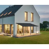 Palram Pergola 16,7m² anthrazitgrau 705601