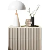 Schlafkontor Nachtkommode "Taboni Nachttisch, Nachtkonsole mit Push-to-open", kaschmir, B:42cm H:28cm T:30cm, Melamin, Sideboards, Nachtkommode, Wandmontage, Topseller