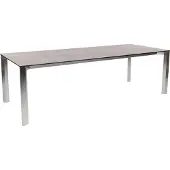 Stern Penta Ausziehtisch Edelstahl/Silverstar