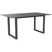 Stern - Kufentisch - 160 x 90 cm Silverstar 2.0 - Zement Aluminium Graphit