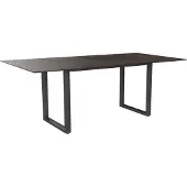 Stern Kufentisch Aluminium/Silverstar