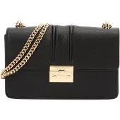 Seidenfelt Manufaktur Seidenfelt Roros East-West - Umhängetasche 23 cm (black/gold)
