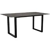 Stern Kufentisch Aluminium/Silverstar