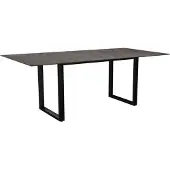 Stern Kufentisch Aluminium/Silverstar