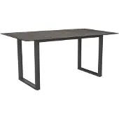 Stern Kufentisch Aluminium/Silverstar