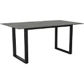 Stern Kufentisch Aluminium/Silverstar