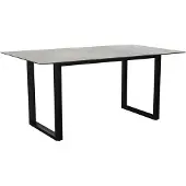 Stern Kufentisch Aluminium/Silverstar