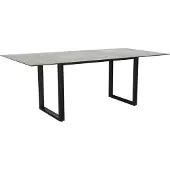 Stern Kufentisch Aluminium/Silverstar