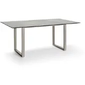 Stern Kufentisch Aluminium/Silverstar