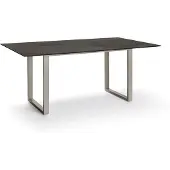 Stern Kufentisch Aluminium/Silverstar
