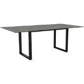 Stern Kufentisch Aluminium/Silverstar