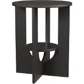 Vicco Couchtisch Vareo Schwarz 40 x 40 cm, Model 57911