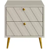 Vente-unique Nachttisch Teoda Beige 45 cm