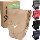 Famanu 2-in-1 Fahrradtasche aus recyceltem Kunststoff - 100% wasserdicht, 23-28 Liter