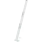 Proregal Sprossen-Seilzugleiter 3-teilig mit nivello-Traverse 3x14 Sprossen