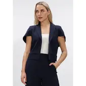 Est'seven Damen Blazers Kya Blazer - Donkerblauw - Größe XL