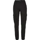 Urban Classics bequeme Damen Jeans Stretch Taschen 320 g/m² mit Baumwolle Schwarz