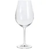 Wellhome - Set mit 4 kristallinen Weißweingläsern mit mattiertem Finish, 520 ml
