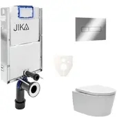 SAT Jika Wand-WC Set für Einmauerung + Brevis WC SIKOJW2