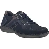 Josef seibel NEW ANVERS 87 Herrenschuhe - bequeme Schnür Halbschuhe blau NEU