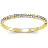 MYC Paris Glamour Armbänder - Gold und Kristall