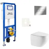 SAT Wand-WC Set für Vorwandmontage + Infinitio WC SIKOSSINFB68K