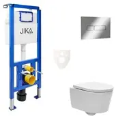 SAT Jika Wand-WC Set für Vorwandmontage + Brevis WC SIKOJSW2