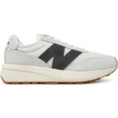 New Balance 370 Wildleder-Sneaker, Weiß 45.5 EU
