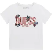 GUESS T-Shirt J6RI34 K6YW4 Weiß Regular Fit 164