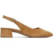Tamaris Damen Pumps Leder Slingback Blockabsatz spitze 1-29500-42, Größe:39 EU, Farbe:Beige