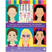 Melissa & Doug Make-a-Face Stickerbuch