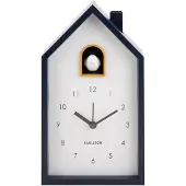 Karlsson - Wecker Modern Cuckoo - Blau - 12x6x20cm