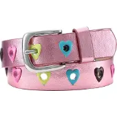 Playshoes PU-Gürtel Herzchen pink in Pink | Gr.: 60 cm